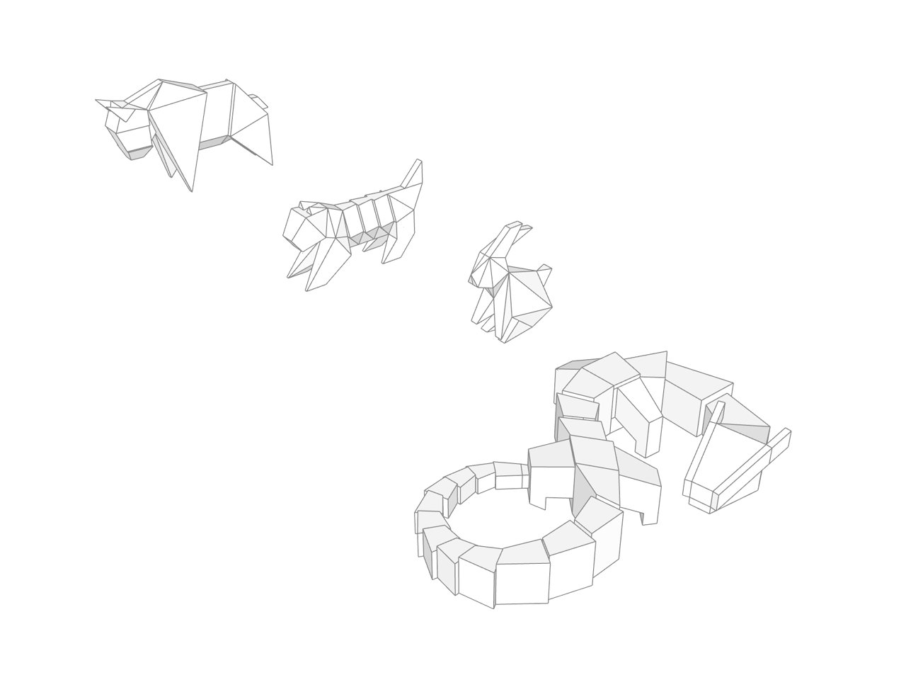 CHINESE ZODIAC - ORIGAMI DRAGON