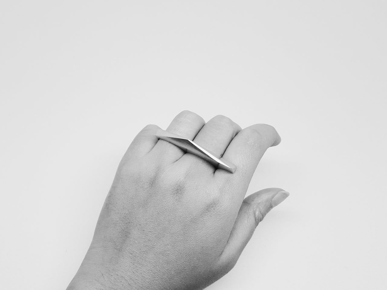 FACET RING 2.1.SILVER